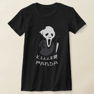 Killer Panda Cute Girls Women Halloween 2023 T-Shirt