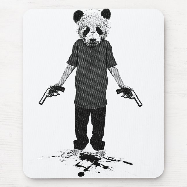 Killer panda mouse mat (Front)