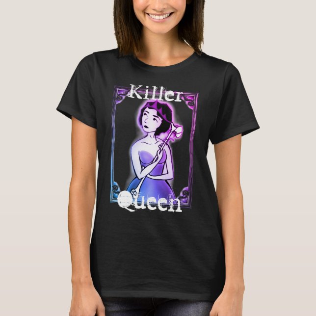 Killer Queen Tarot T-Shirt black (Front)