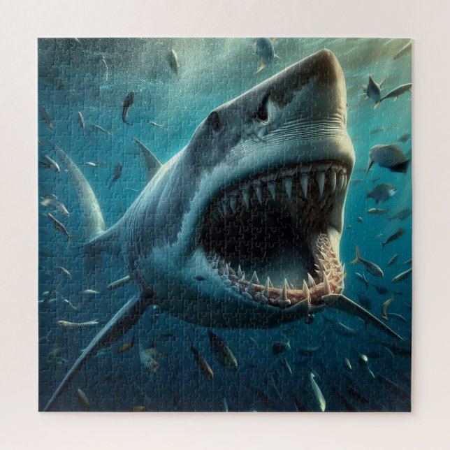 KILLER SHARK JIGSAW PUZZLE (Vertical)