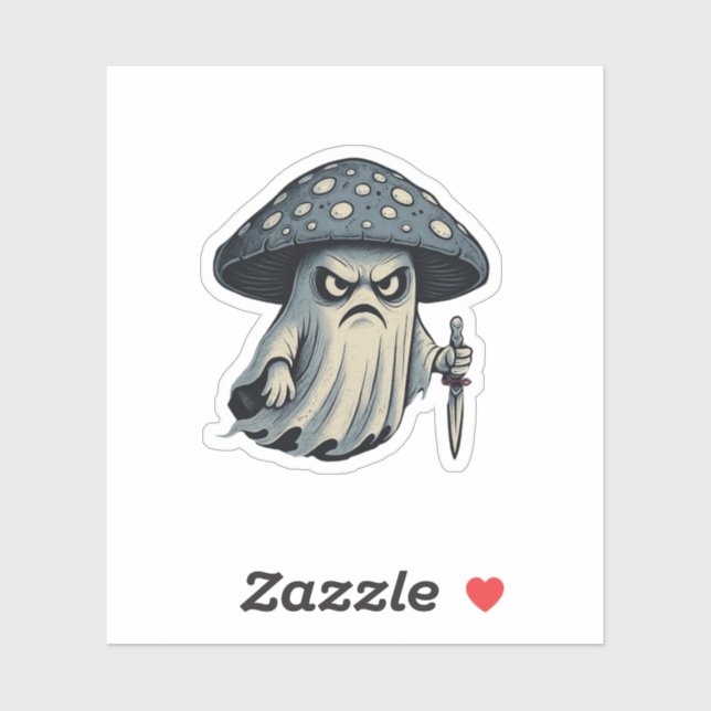 Killer 'Shroom – Spooky Ghost with Knife  (Sheet)