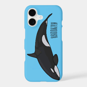 Killer whale cartoon illustration