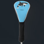 Killer whale cartoon illustration  golf head cover<br><div class="desc">Killer whale cartoon illustration</div>