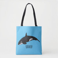 Killer whale cartoon illustration