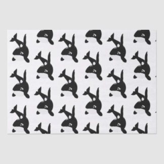 Killer Whale Design Tissue Paper