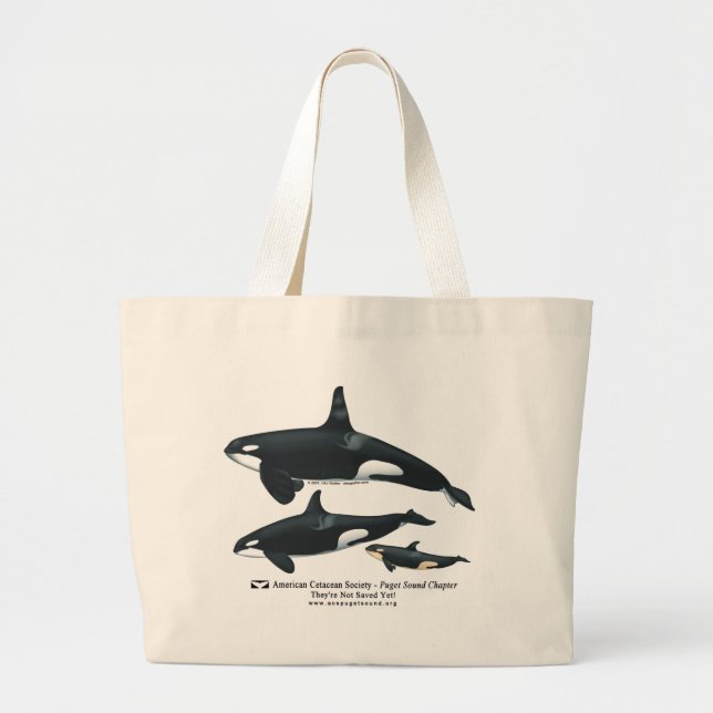 Killer Whale Family Classical Bag (Front)