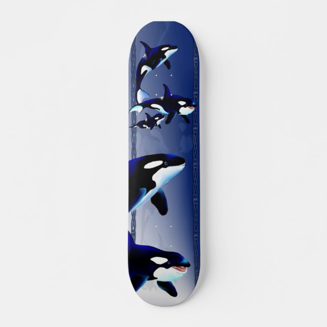 Killer Whale Family Skateboards (Front)