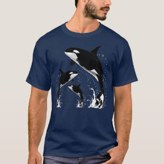 Killer Whale Gifts  Jumping Orca Killer Whales T-Shirt