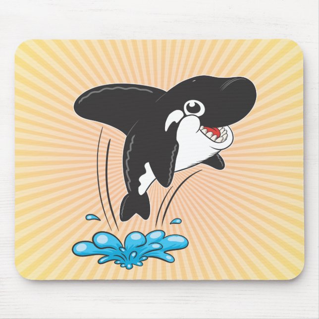 Killer Whale Mouse Pad (Front)