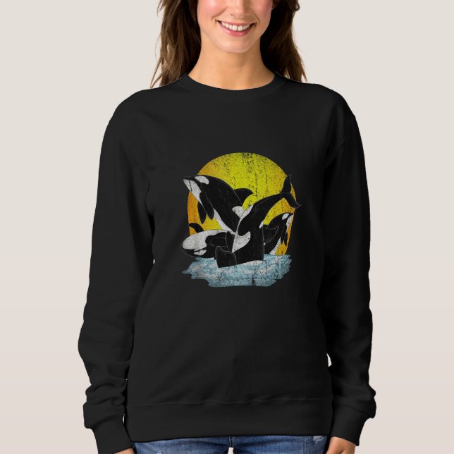 Killer Whale  Ocean Animal Orca Tank Top (Front)