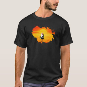 Killer Whale Ocean Animal Whale Sunset Orca T-Shirt