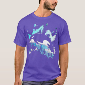 Killer Whale Ocean Lover Gift Idea Men Boys Kids O T-Shirt