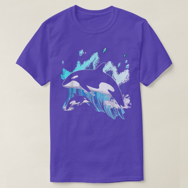 Killer Whale Ocean Lover Gift Idea Men Boys Kids O T-Shirt (Design Front)
