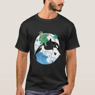 Killer Whale Ocean Orca Lover Funny St Patrick Day T-Shirt
