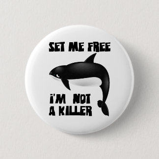 Killer Whale - Orca 6 Cm Round Badge