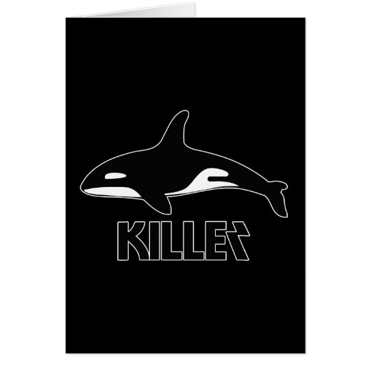 Killer Whale Orca of Death Card