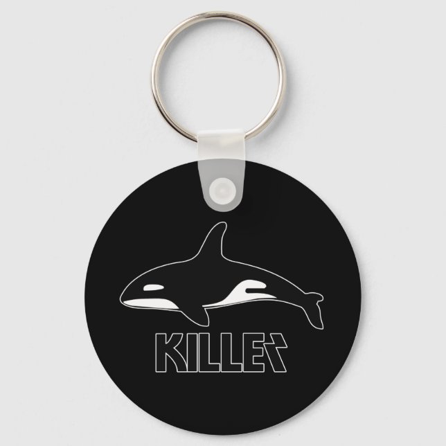 Killer Whale Orca of Death Key Ring (Front)
