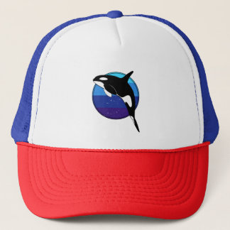 Killer whale, orca trucker hat