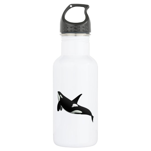 Killer Whale, Orcinus Orca 532 Ml Water Bottle (Front)