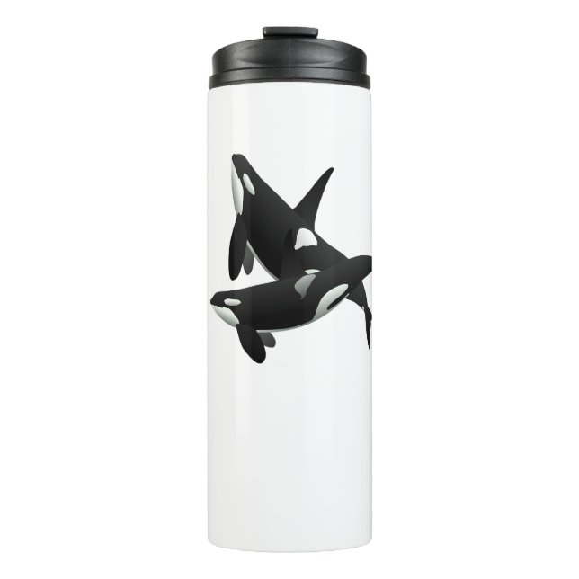 Killer Whale Thermal Tumbler (Front)
