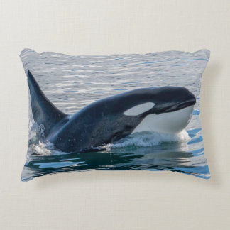 Killer Whale Throw Pillow