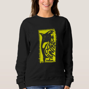 Killer Whale Whales Beach Swea Sweatshirt