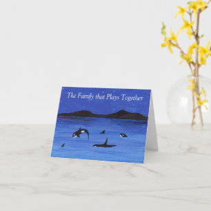Killer Whales Card