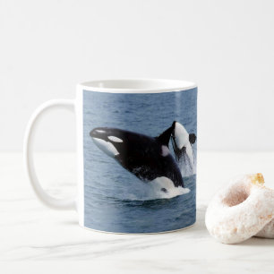 Killer whales coffee mug