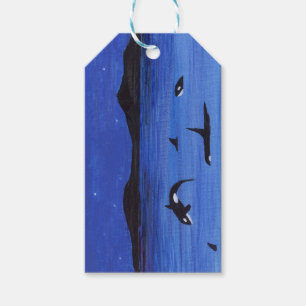 Killer Whales Gift Tags