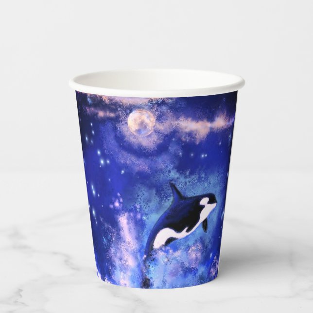 Killer Whales Paper Cups (Back)