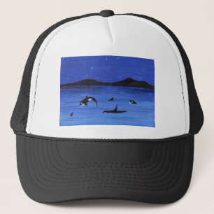 Killer Whales Trucker Hat