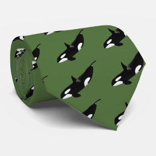 Killerwhale , Orcinus orca Tie