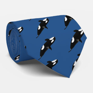 Killerwhale , Orcinus orca Tie