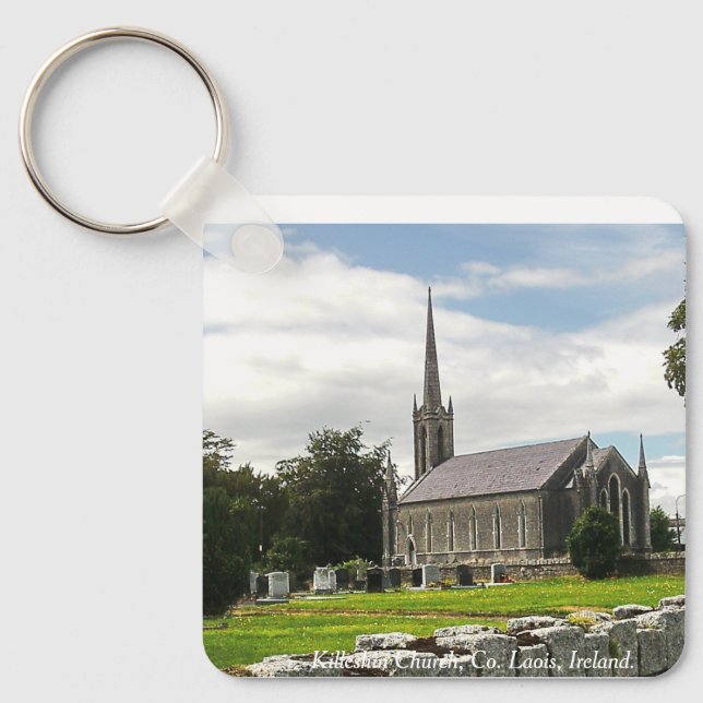 Killeshin Church, County Laois Ireland Key Ring (Front)
