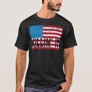 Killin´ It   Slogan USA Flag Men Women Top Killin 