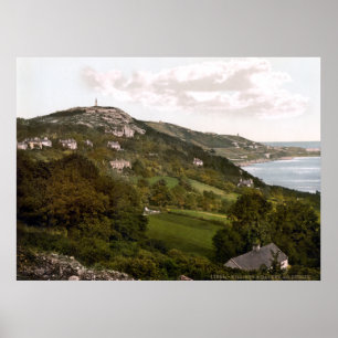 Killiney Hill & Dalkey, Co. Dublin c1905 Poster