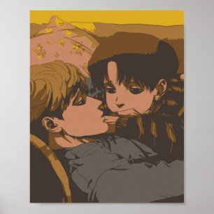 killing stalking yoonbum x sangwoo cute  poster