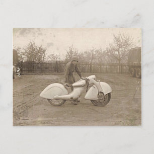KILLINGER & FREUND MOTORCYCLE. POSTCARD