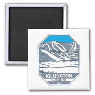 Killington Ski Area Winter Vermont  Magnet