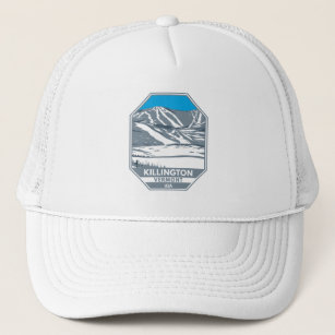 Killington Ski Area Winter Vermont Trucker Hat