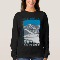 Killington Ski Area Winter Vermont Vintage