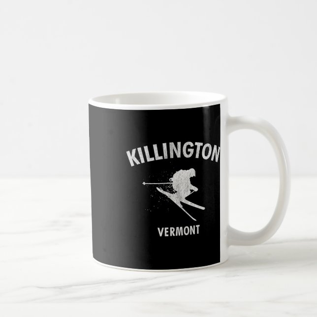Killington Skiing Tee Vermont Ski  Coffee Mug (Right)