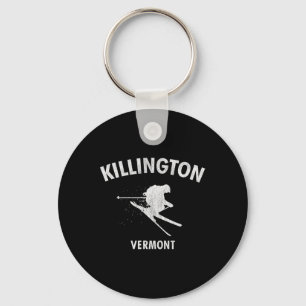 Killington Skiing Tee Vermont Ski  Key Ring
