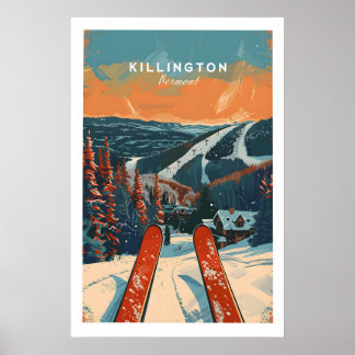 Killington Travel Poster - Vermont 1