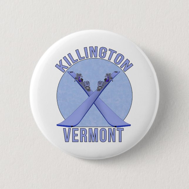 Killington, Vermont 6 Cm Round Badge (Front)