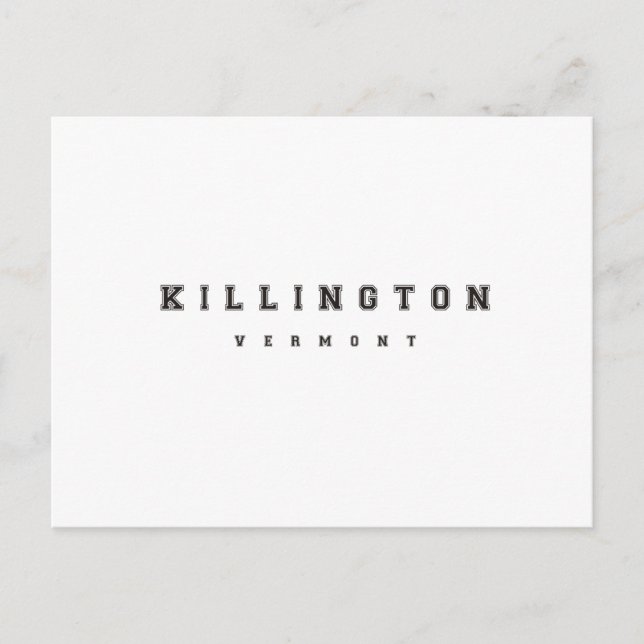 Killington Vermont Postcard (Front)
