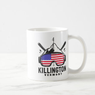 Killington Vermont Ski Retro Skiing  Coffee Mug