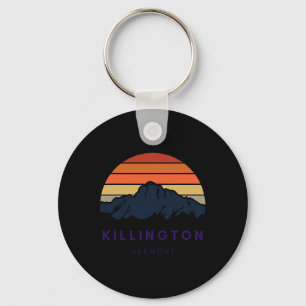 Killington Vermont Skiing Snowboarding Hikers Gift Key Ring