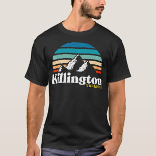 Killington Vermont USA Ski Resort 1980s Retro T-Shirt