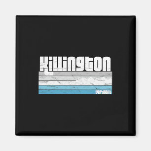 Killington Vermont Vt Retro Vacation Skiing Snowbo Magnet